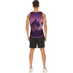 Men s Wide Collar Tank Top 