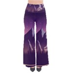 Mountain Night Crescent Moon So Vintage Palazzo Pants