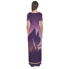 Short Sleeve Maxi Dress 