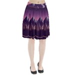 Mountain Night Crescent Moon Pleated Skirt