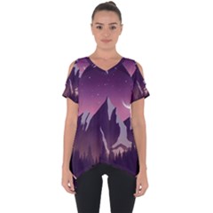 Cut Out Side Drop T-Shirt 