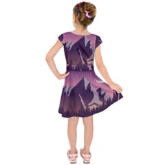 Kids  Short Sleeve Dress 