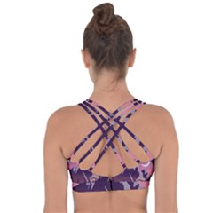 Cross String Back Sports Bra 