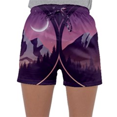 Women s Satin Sleepwear Shorts 