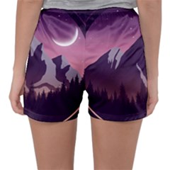 Women s Satin Sleepwear Shorts 