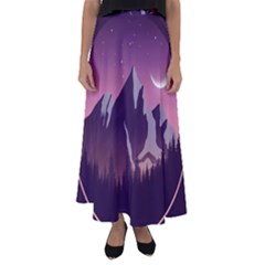 Flared Maxi Skirt 