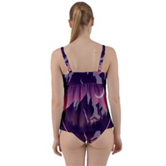 Twist Front Tankini Set 