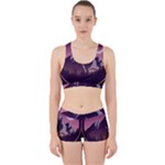 Mountain Night Crescent Moon Work It Out Gym Set