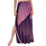 Mountain Night Crescent Moon Maxi Chiffon Tie-Up Sarong