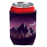 Mountain Night Crescent Moon Can Holder