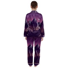 Women s Long Sleeve Satin Pajamas Set 