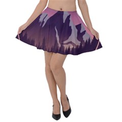 Velvet Skater Skirt 