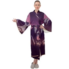 Maxi Velvet Kimono 