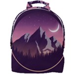 Mountain Night Crescent Moon Mini Full Print Backpack