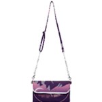 Mountain Night Crescent Moon Mini Crossbody Handbag