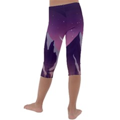 Kids  Lightweight Velour Capri Leggings  