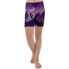 Kids  Lightweight Velour Capri Yoga Leggings 