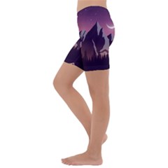 Kids  Lightweight Velour Capri Yoga Leggings 