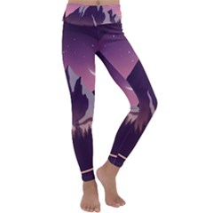 Kids  Lightweight Velour Classic Yoga Leggings 