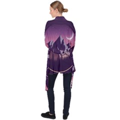 Long Sleeve Velvet Kimono  