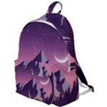 Mountain Night Crescent Moon The Plain Backpack