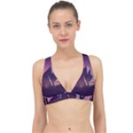 Mountain Night Crescent Moon Classic Banded Bikini Top