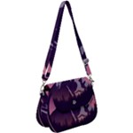 Mountain Night Crescent Moon Saddle Handbag