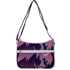 Zip Up Shoulder Bag 