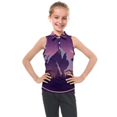 Kids  Sleeveless Polo T-Shirt 