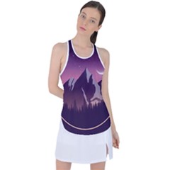 Racer Back Mesh Tank Top 