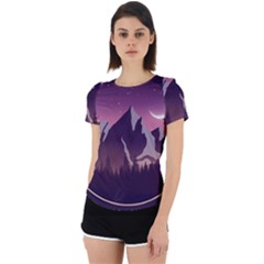 Back Cut Out Sport T-Shirt 