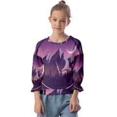 Kids  Cuff Sleeve Top 