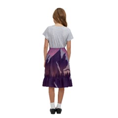 Kids  Ruffle Flared Wrap Midi Skirt 