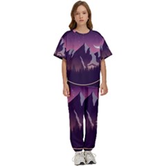 Kids  T-Shirt and Pants Sports Set 