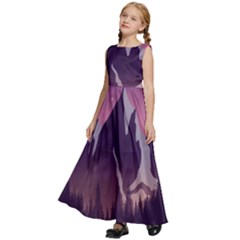 Kids  Satin Sleeveless Maxi Dress 