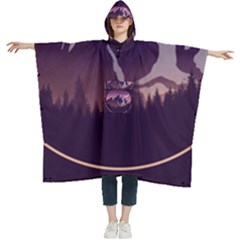 Women s Hooded Rain Ponchos 