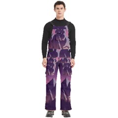 Mountain Night Crescent Moon Men s Side Zip Front Pouch Ski And Snowboard Bib Pants	 from ArtsNow.com