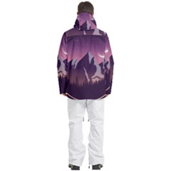 Men s Multi Pockets Zip Ski and Snowboard Waterproof Breathable Jacket 