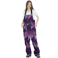 Women s Front Zip Ski And Snowboard Bib Pants 