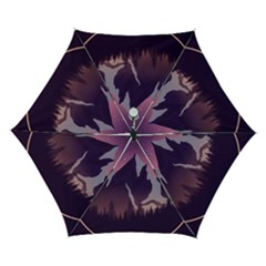 Mountain Night Crescent Moon Automatic Folding Umbrella with Case (Small) from ArtsNow.com