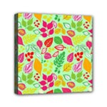 Flower Flora Floral Nature Pattern Seamless Mini Canvas 6  x 6  (Stretched)