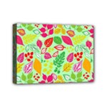 Flower Flora Floral Nature Pattern Seamless Mini Canvas 7  x 5  (Stretched)