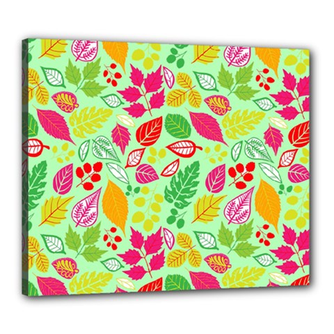 Flower Flora Floral Nature Pattern Seamless Canvas 24  x 20  (Stretched) from ArtsNow.com