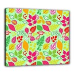 Flower Flora Floral Nature Pattern Seamless Canvas 24  x 20  (Stretched)