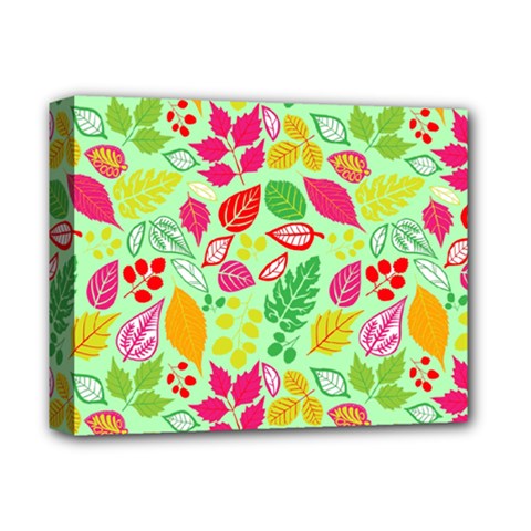 Flower Flora Floral Nature Pattern Seamless Deluxe Canvas 14  x 11  (Stretched) from ArtsNow.com