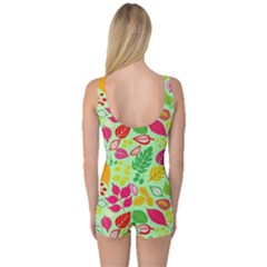 One Piece Boyleg Swimsuit 