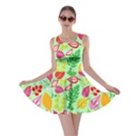 Flower Flora Floral Nature Pattern Seamless Skater Dress