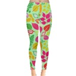 Flower Flora Floral Nature Pattern Seamless Everyday Leggings 