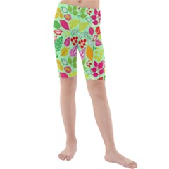 Kids  Mid Length Swim Shorts 