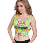 Flower Flora Floral Nature Pattern Seamless Crop Top